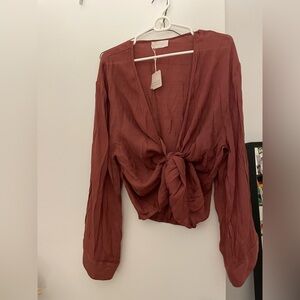 NWT Monday Swimwear Tahiti Top in Rose